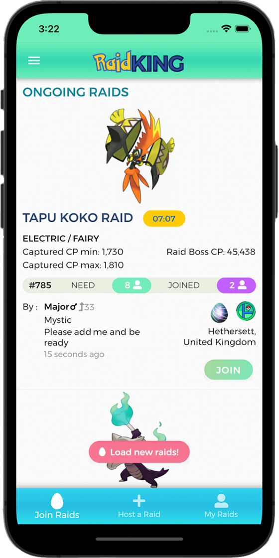 Raid King app screenshot